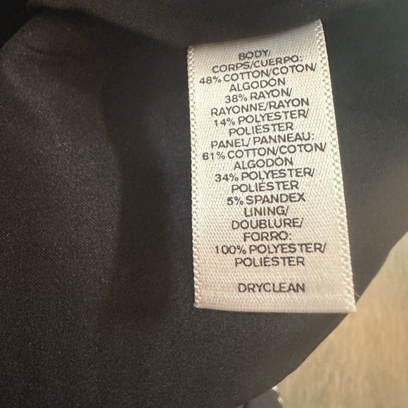 Ann Taylor LOFT Black and Cream Polka Dot Skirt in Women’s 6 Petite - Picture 8 of 8